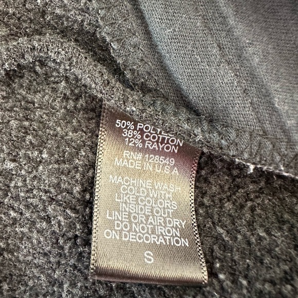 Aviator Nation bolt oversized full zip hoodie size M. Black - Picture 8 of 11